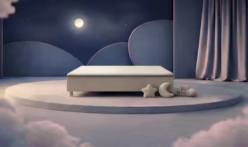 Οικογενειακό κρεβάτι FAMBED σε μπεζ, 230 × 200 cm, χωρίς κεφαλάρι