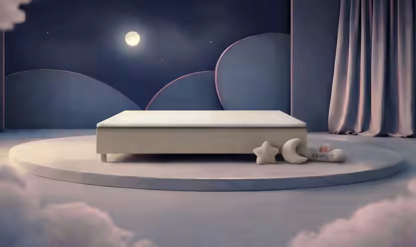 Οικογενειακό κρεβάτι FAMBED σε μπεζ, 270 × 200 cm, χωρίς κεφαλάρι