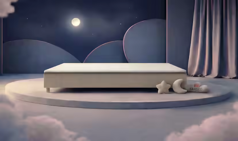 Οικογενειακό κρεβάτι FAMBED σε μπεζ, 320 × 200 cm, χωρίς κεφαλάρι