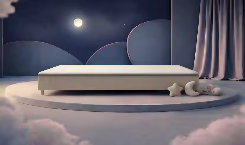 Οικογενειακό κρεβάτι FAMBED σε μπεζ, 350 × 210 cm, χωρίς κεφαλάρι